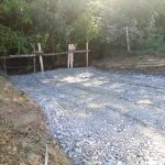Empierrement-terrassement ruisseau Bésiau Gers