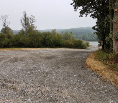 Création Parking Et Chemin D'accès Aux Abords Du Lac