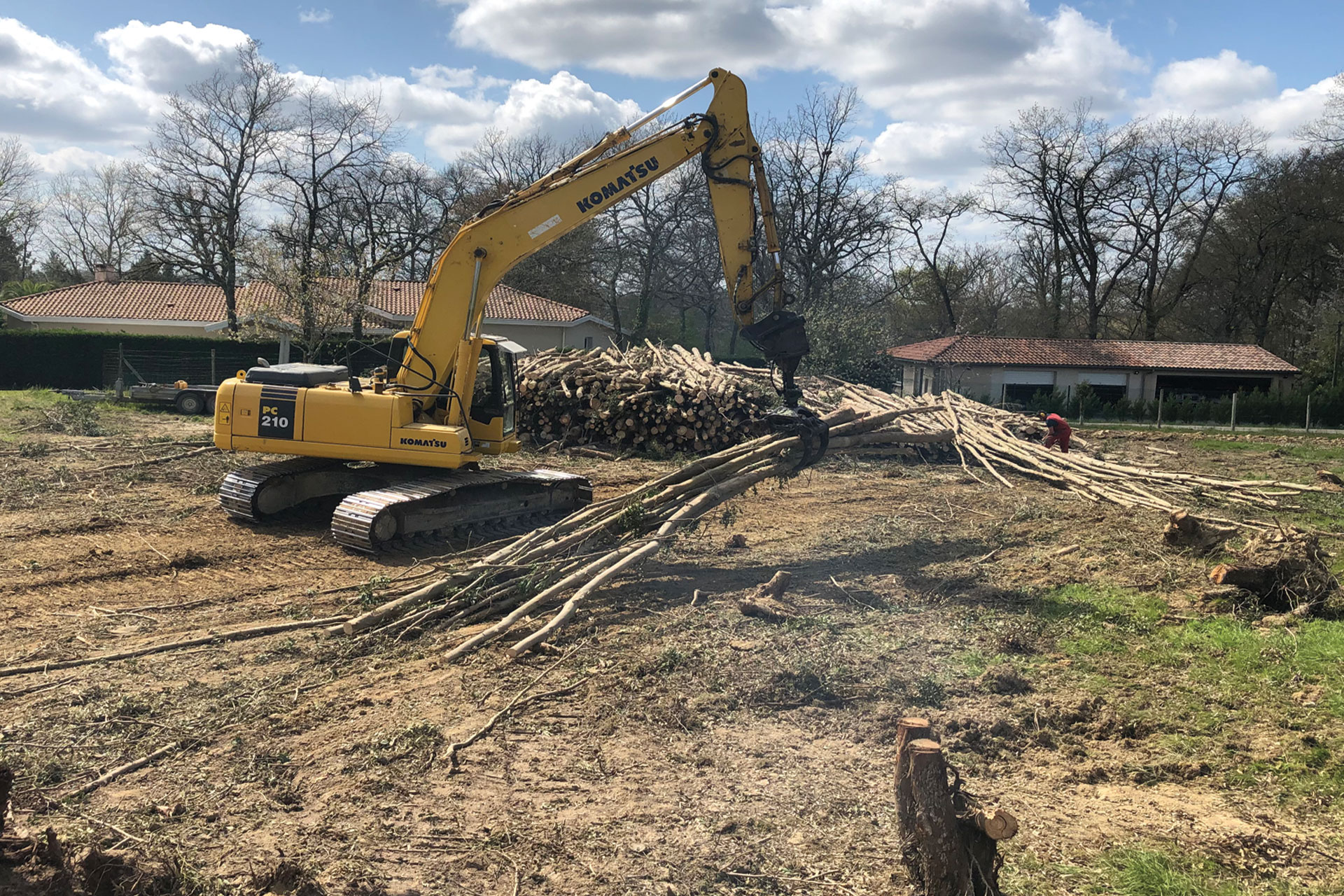 Bûcheronnage Gers-travaux Truilhé TP