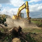 creuser un trou pour déchets verts Truilhé TP GERS