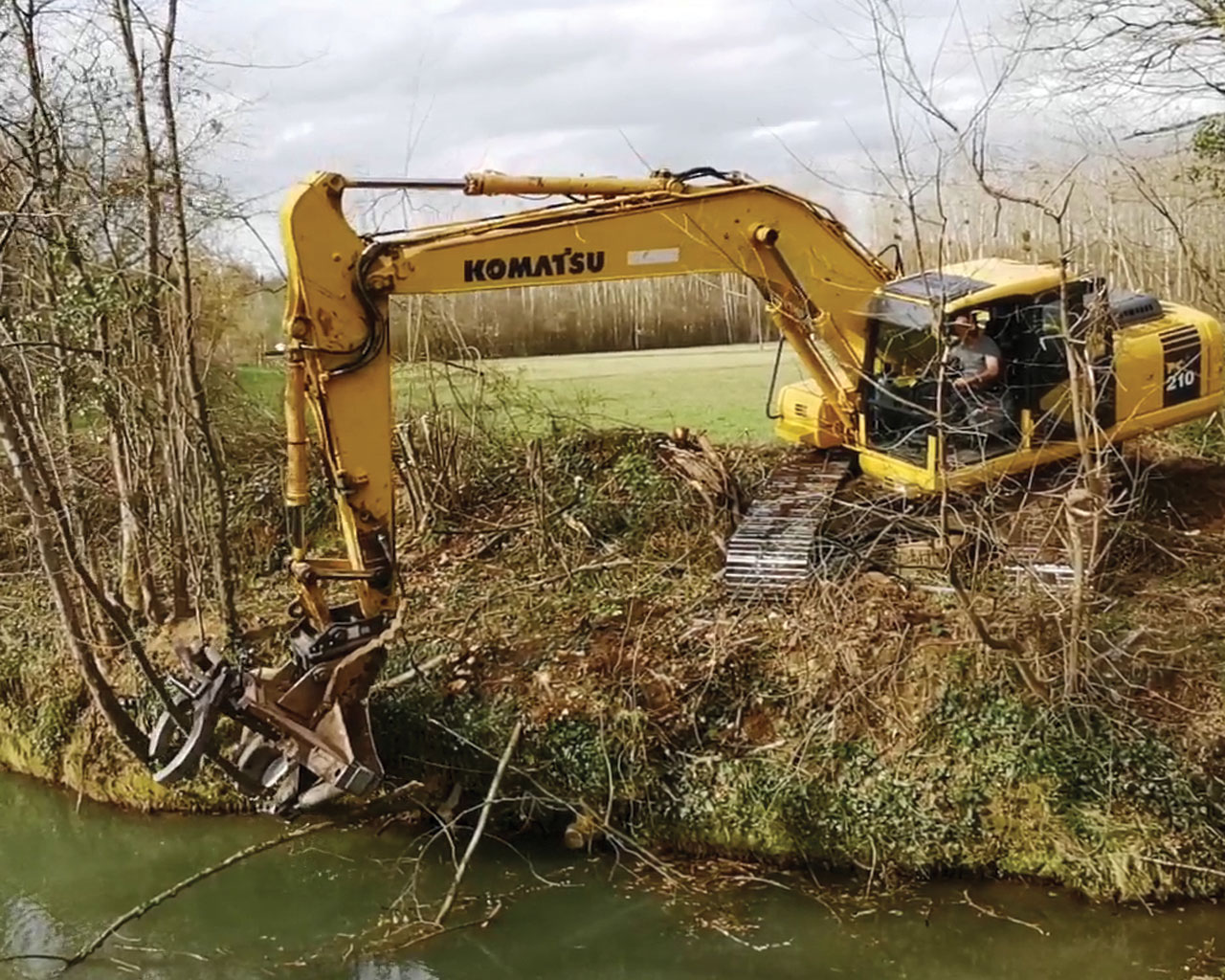 Entretien de rivière La Gimone 32 GERS