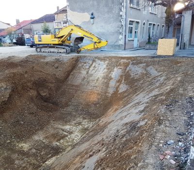 Travaux De Terrassement école Monge Fleurance