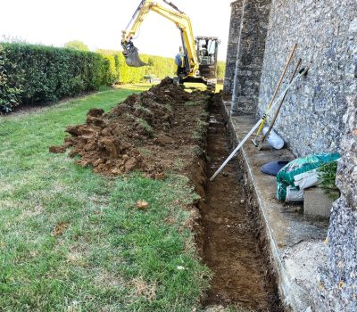 Travaux Drainage Terrain Touget 32430 Gers